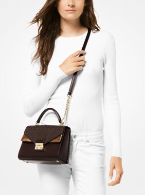 Michael kors sloan top handle clearance satchel