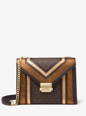 Michael kors whitney logo on sale bag