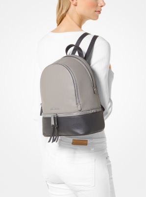 Rhea pebble leather online backpack