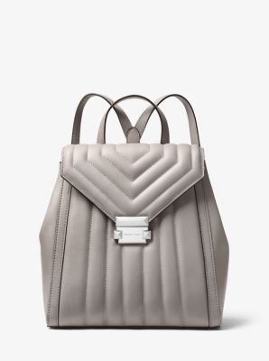 Whitney Quilted Leather Backpack Michael Kors