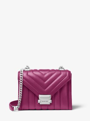 Petit sac convertible Whitney porté épaule en cuir matelassé image number 0