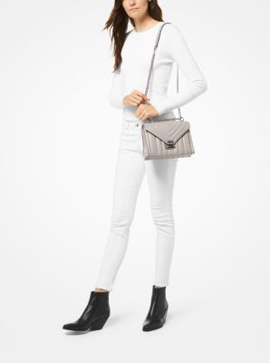 Whitney Large Quilted Leather Convertible Shoulder Bag