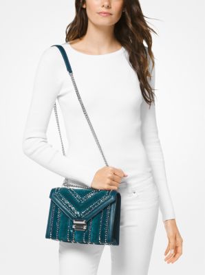 Whitney Large Mixed-Media Convertible Shoulder Bag | Michael Kors