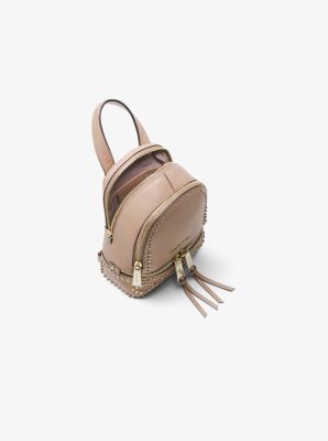 Michael kors rhea mini studded leather backpack sale