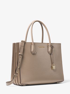 Mercer Large Pebbled Leather Tote Bag | Michael Kors