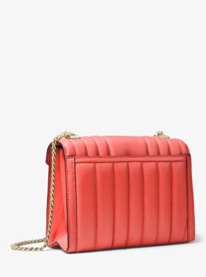 Michael michael kors whitney on sale petal quilted leather shoulder bag