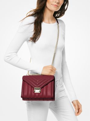 Whitney Large Quilted Leather Convertible Shoulder Bag Michael Kors