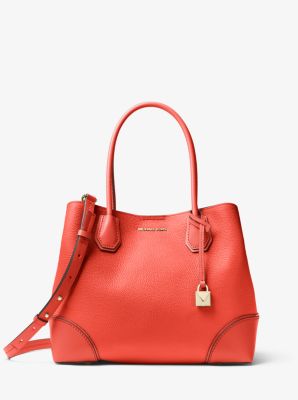 Mercer Gallery Medium Pebbled Leather Satchel | Michael Kors