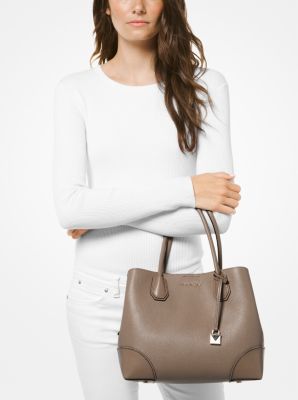 Totes bags Michael Kors - Mercer Gallery small white bag