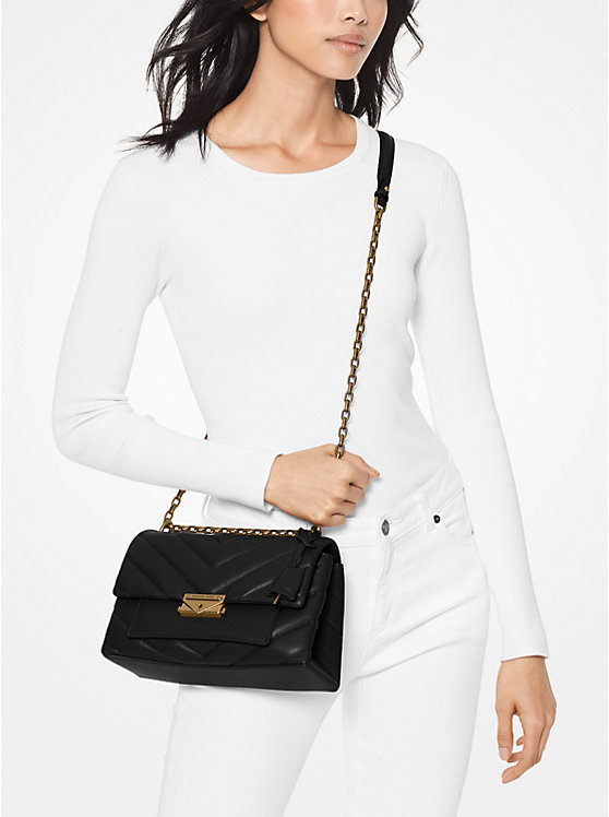 Cece Medium Quilted Nappa Leather Convertible Shoulder Bag | Michael ...