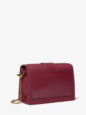 Hayden Medium Saffiano Leather Messenger Bag