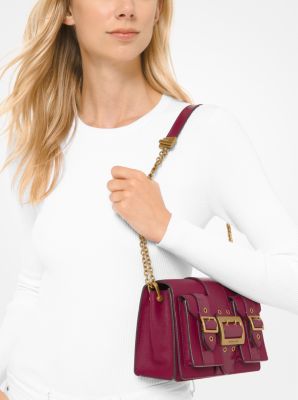 Hayden saffiano leather online chain crossbody