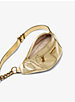 Sac-ceinture de taille moyenne en cuir gaufré à motif de serpent métallisé image number 1