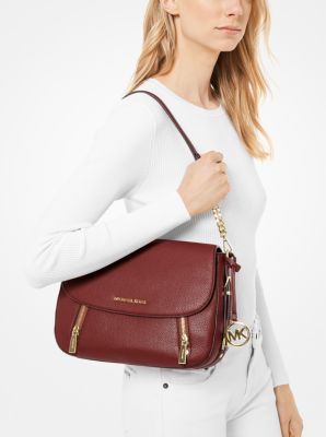 Bedford Legacy Medium Pebbled Leather Shoulder Bag Michael Kors