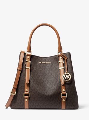 mk logo tote