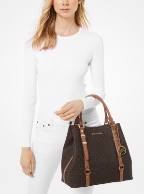 Bedford Legacy Large Logo Tote Bag | Michael Kors Canada