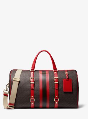 Bedford Travel Extra-Large Logo Stripe Weekender Bag | Michael Kors