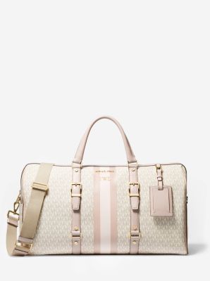 Bedford Travel Extra-Large Logo Stripe Weekender Bag | Michael Kors