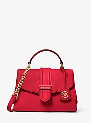 Bleecker Small Crossgrain Leather Satchel - BRIGHT RED - 30F9G0BS1L