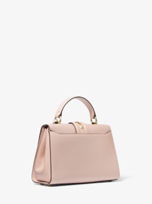 Henkeltasche Bleecker Small aus quer genarbtem Leder mit Nieten image number 2