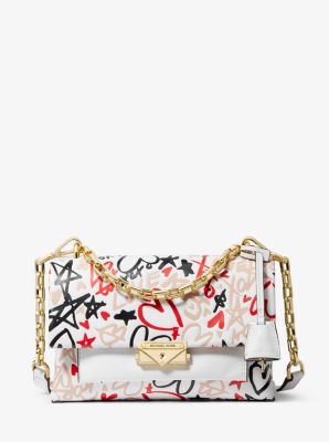 Cece Medium Qixi Graffiti Shoulder Bag | Michael Kors