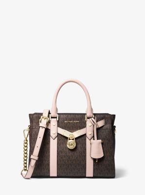 michael kors hamilton leather satchel