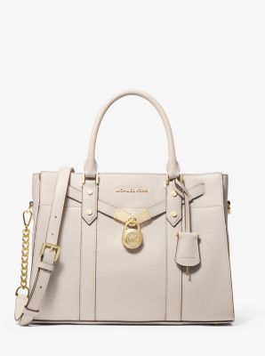 michael kors large leather satchel