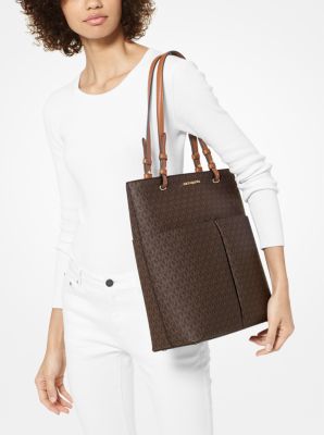 Bedford Large Logo Pocket Tote Bag | Michael Kors