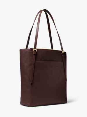 Megan large pebbled sales leather tote bag