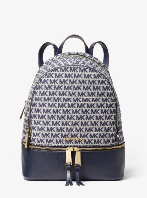 Rhea jacquard signature backpack new arrivals