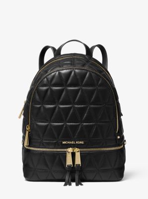 Michael kors quilted leather on sale backpack