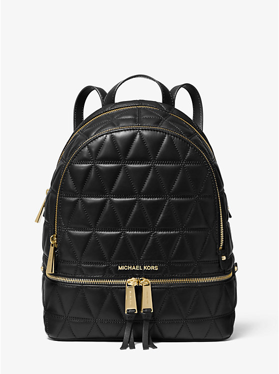 Rhea Medium Quilted Leather Backpack image number 0