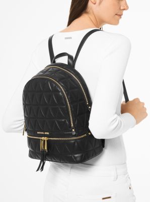 Michael kors rhea quilted on sale backpack