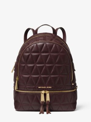 michael kors rhea quilted backpack