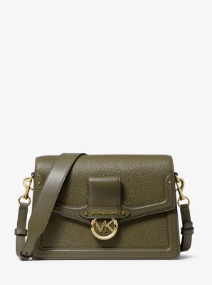 michael kors jessie small pebbled leather shoulder bag