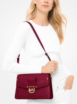 Jessie Medium Pebbled Leather Shoulder Bag image number 3