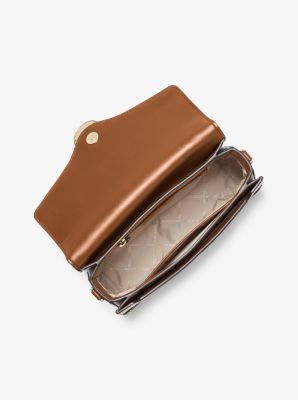 Grand sac &agrave; &eacute;paule Jessie en cuir et en su&egrave;de &agrave; patchwork