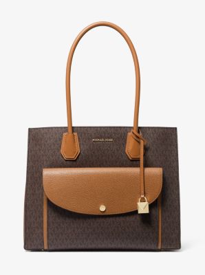 Gigi Large Empire Signature Logo Tote Bag