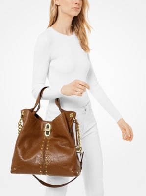 Uptown Astor Legacy Large Leather Shoulder Tote Bag | Michael Kors