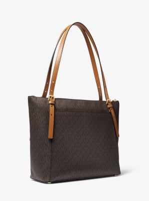 Michael Kors Voyager Signature Tote- Black