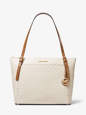 michael michael kors voyager small logo tote bag