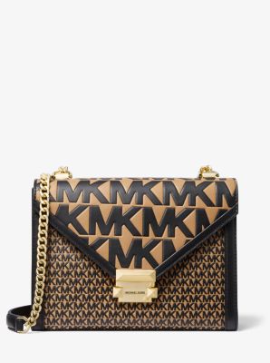 Michael kors whitney store large leather shoulder bag