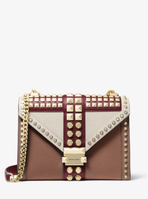 michael kors studded handbag