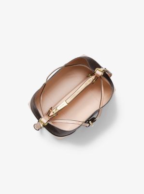 michael michael kors mercer gallery small logo satchel