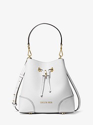 Mercer Gallery Small Pebbled Leather Shoulder Bag - OPTIC WHITE - 30F9GZ5L1L