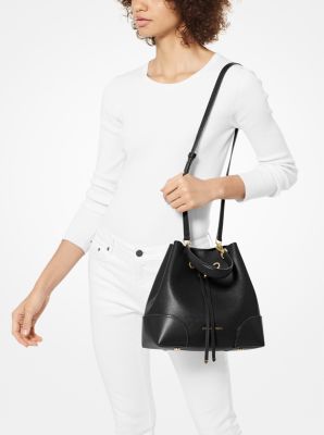 Michael kors mercer gallery store medium pebbled leather shoulder bag