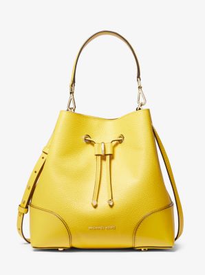 Mercer Gallery Medium Pebbled Leather Shoulder Bag | Michael Kors Canada