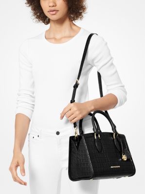 Zoe medium best sale pebbled leather satchel