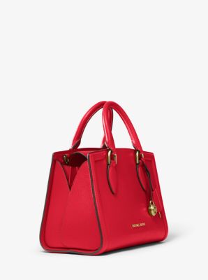 Zoe Medium Pebbled Leather Satchel image number 2