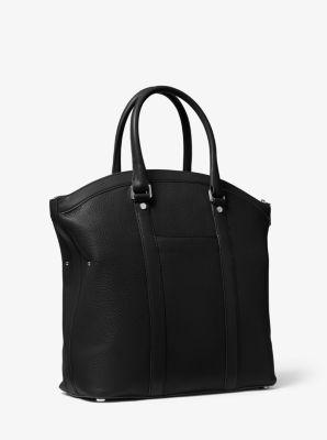 Bedford legacy large pebbled leather dome tote bag new arrivals